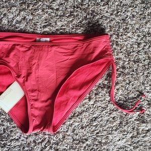 Michael Kors Cherry Red Bikini Bottoms